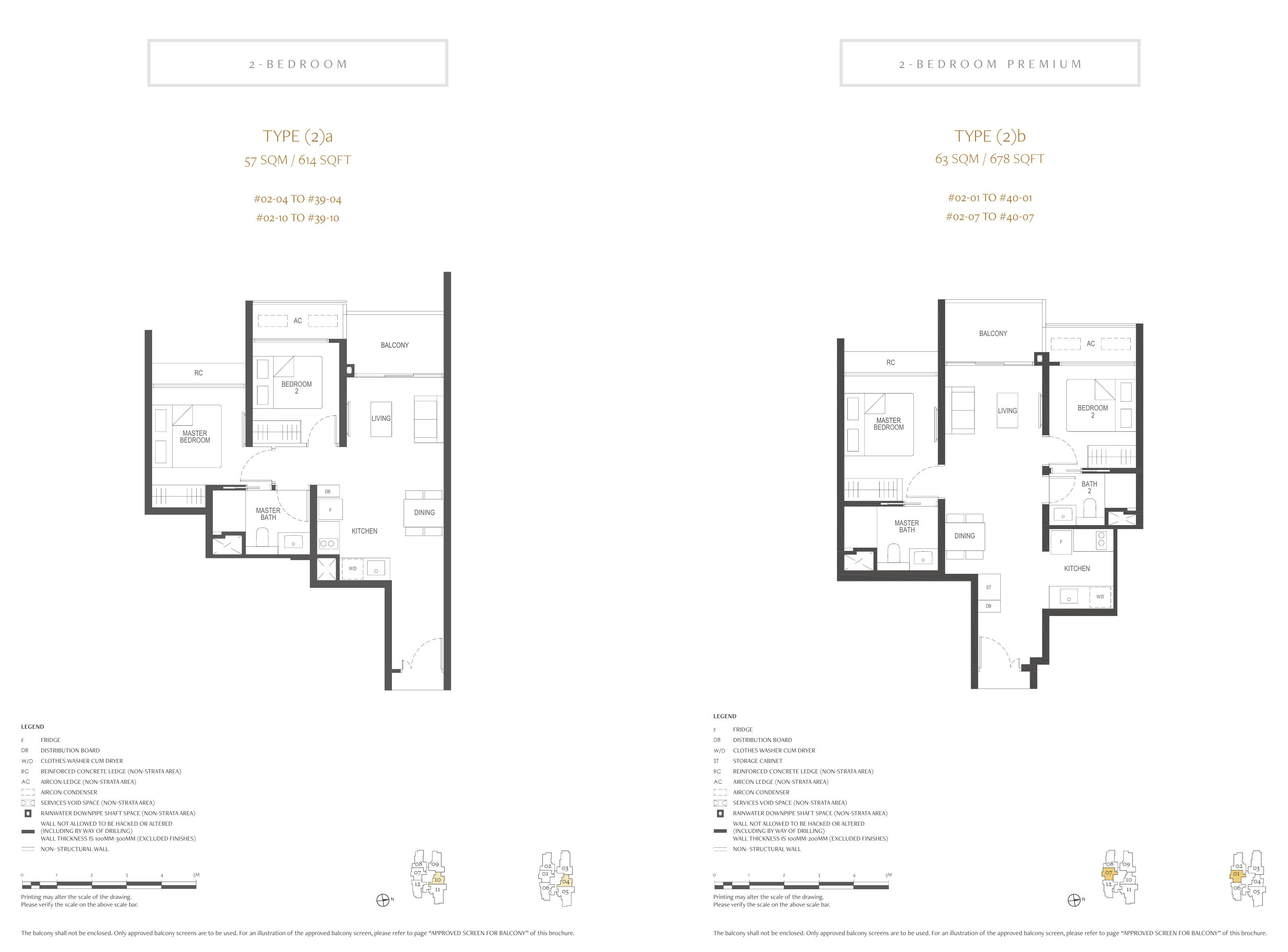 Penrith 2 Bedroom 2 Bedroom floor plan